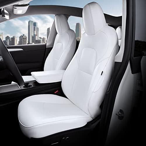 Leather Seat Covers - White Pu Vinyl