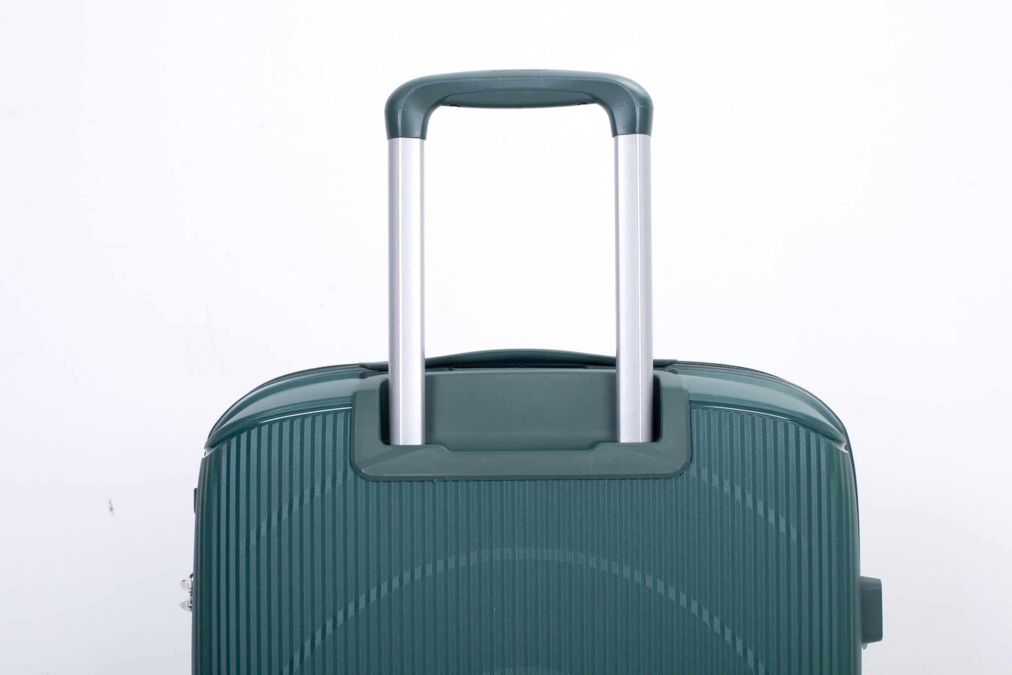 Expandable Hardshell Suitcase Double Spinner Wheels PP green-polypropylene