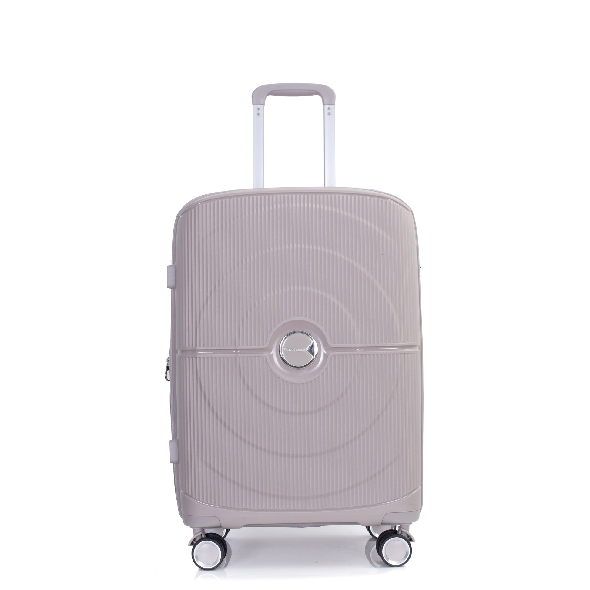 Expandable Hardshell Suitcase Double Spinner Wheels Pp Luggage Sets Lightweight Durable Suitcase With Tsa Lock,3 Piece Set 20 24 28 Griege Greige Polypropylene