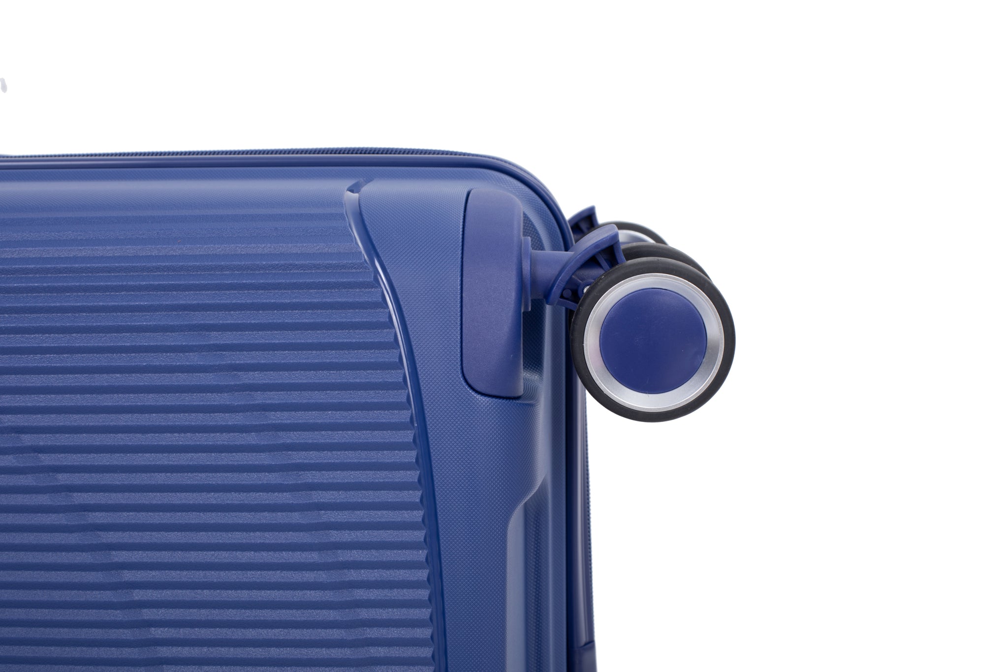 Expandable Hardshell Suitcase Double Spinner Wheels PP navy-polypropylene