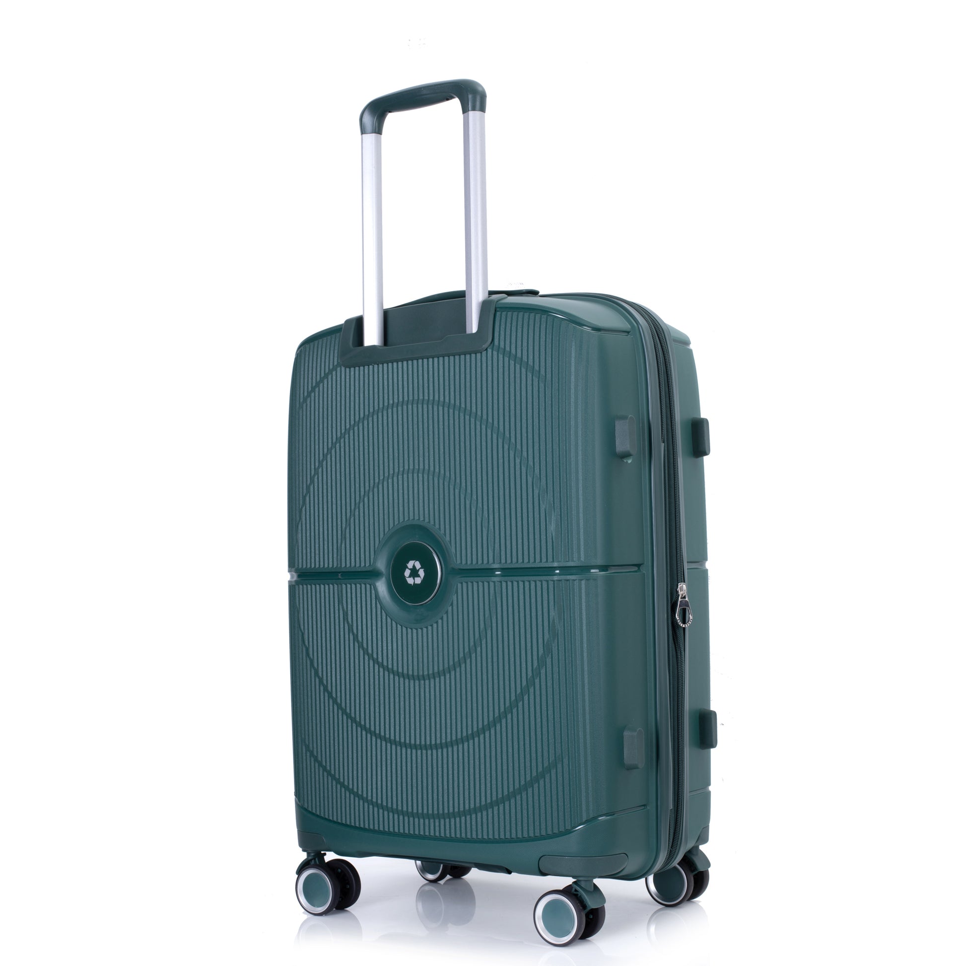 Expandable Hardshell Suitcase Double Spinner Wheels Pp Luggage Sets Lightweight Durable Suitcase With Tsa Lock,3 Piece Set 20 24 28 Green Green Polypropylene