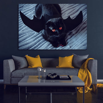 Drop Ping Framed Canvas Wall Art Decor Painting For Halloween,Scary Pumpkin Painting For Halloween Gift, Decoration For Halloween Office Living Room, Bedroom Decor Ready To Hang Rectangle Framed