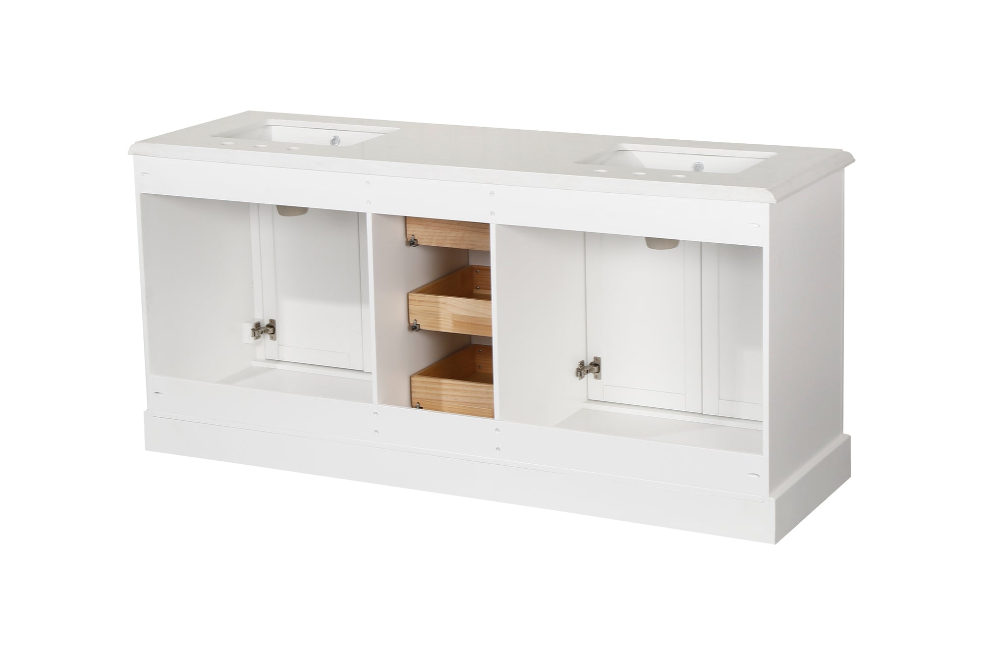 Vanity Sink Combo Featuring A Marble Countertop, Bathroom Sink Cabinet, And Home Decor Bathroom Vanities Fully Assembled White 72 Inch Vanity With Sink 23V02 72Wh White Wood Solid Wood