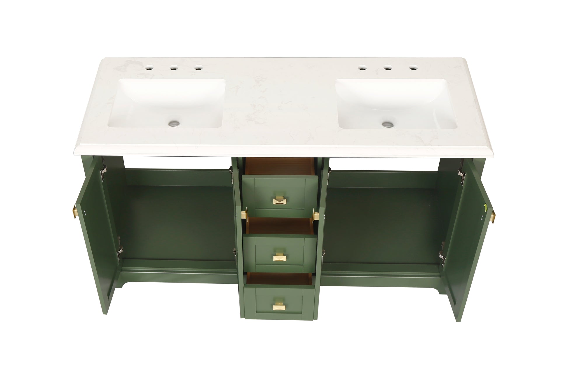 Vanity Sink Combo Featuring A Marble Countertop, Bathroom Sink Cabinet, And Home Decor Bathroom Vanities Fully Assembled Green 60 Inch Vanity With Sink 23V02 60Vg Antique Green Wood Solid Wood