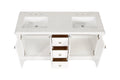 Vanity Sink Combo Featuring A Marble Countertop, Bathroom Sink Cabinet, And Home Decor Bathroom Vanities Fully Assembled White 60 Inch Vanity With Sink 23V02 60Wh White Wood Solid Wood