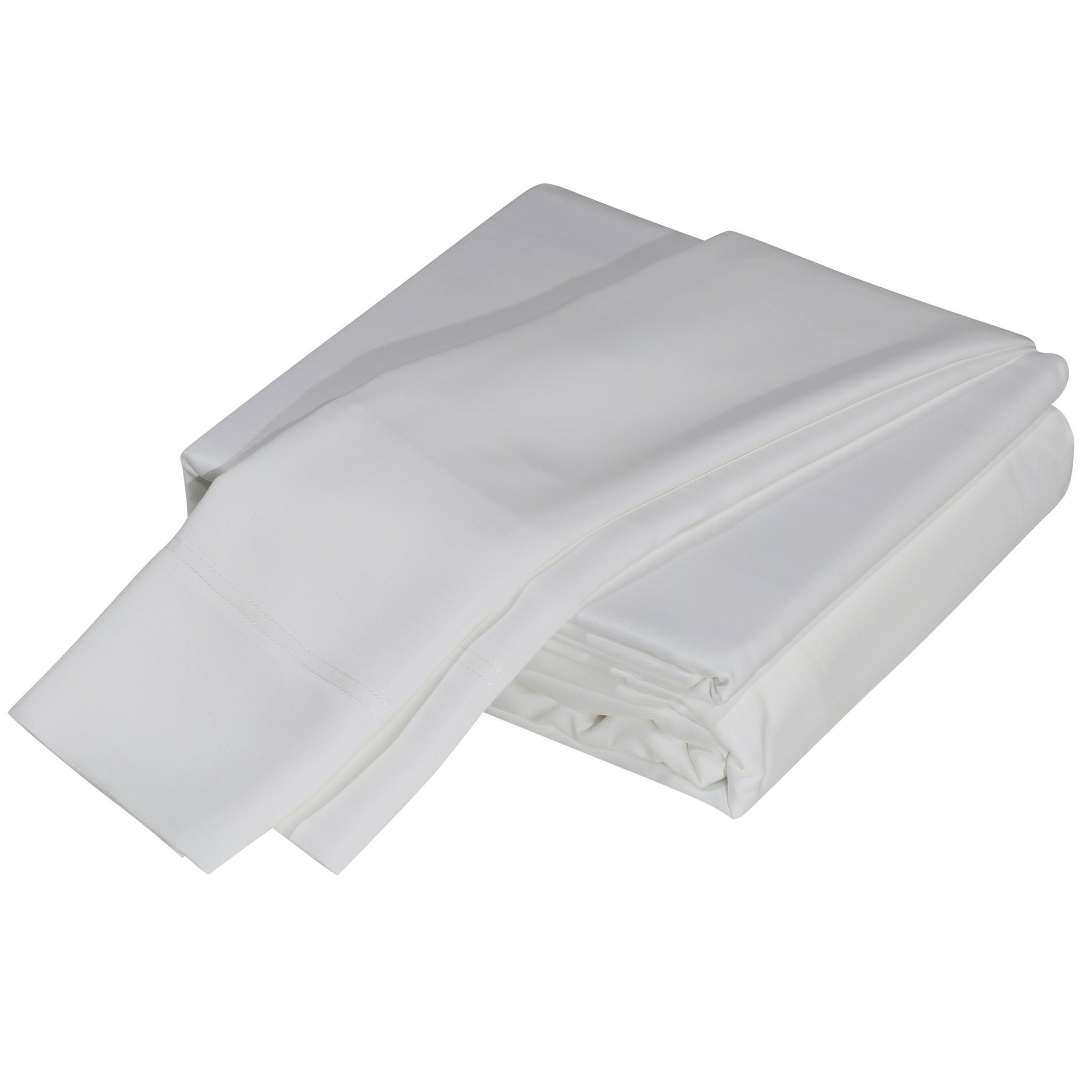 Premium 4 Piece Tencel Lyocell sheet Set, Silky Soft white-eucalyptus