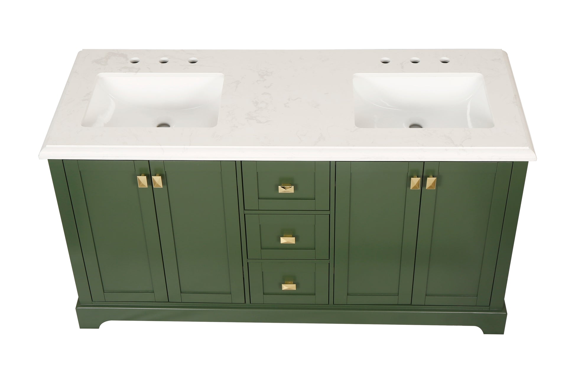 Vanity Sink Combo Featuring A Marble Countertop, Bathroom Sink Cabinet, And Home Decor Bathroom Vanities Fully Assembled Green 60 Inch Vanity With Sink 23V02 60Vg Antique Green Wood Solid Wood