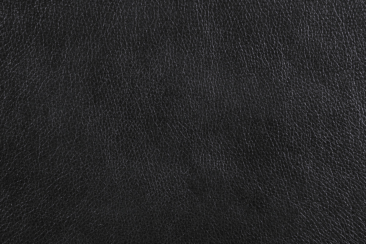 Convertible Sofa In Black Faux Leather Black Faux Leather