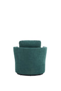 Swivel Barrel Chair, Comfy Round Accent Sofa Chair For Living Room, 360 Degree Swivel Barrel Club Chair, Leisure Arm Chair For Nursery, Hotel, Bedroom, Office, Lounge Emerald Emerald Primary Living Space Modern Foam Polyester