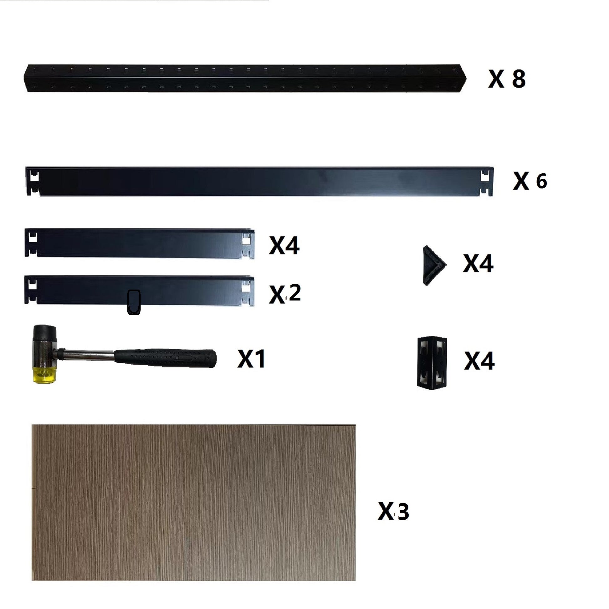 Heavy Duty Clothing Garment Rack, Freestanding Clothing Rack, Portable Closet Wardrobe With 1 Adjustable Wire Shelves 1 Clothe Rod For Hanging Clothes, Black Black Metal