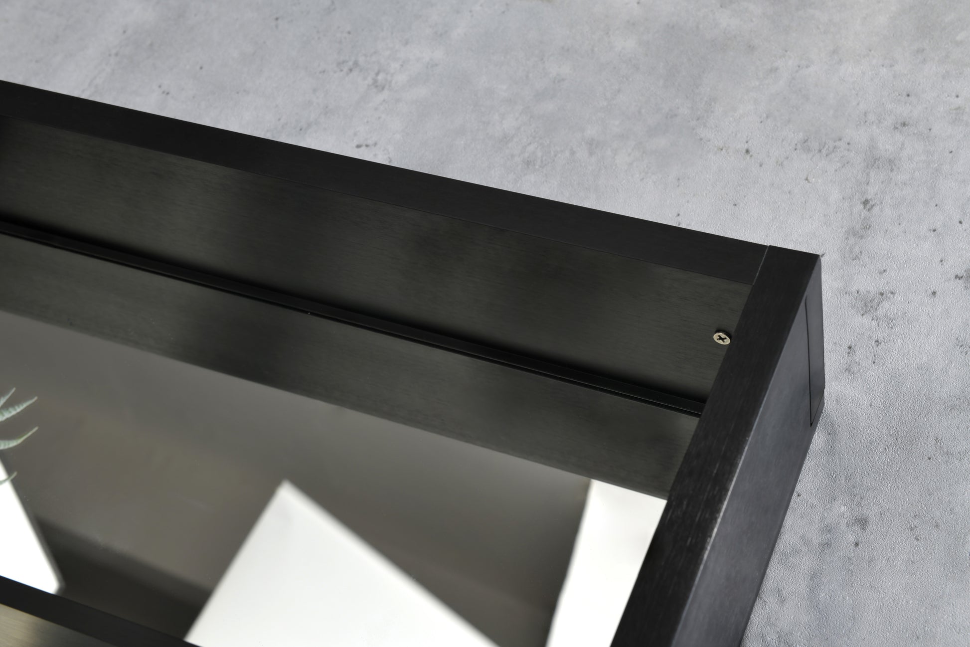 Aluminum, x Inches, Bathroom Medicine Cabinet with matt black-aluminium