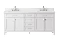 Vanity Sink Combo Featuring A Marble Countertop, Bathroom Sink Cabinet, And Home Decor Bathroom Vanities Fully Assembled White 72 Inch Vanity With Sink 23V03 72Wh White Wood Solid Wood