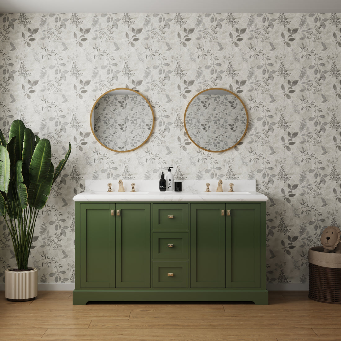 Vanity Sink Combo Featuring A Marble Countertop, Bathroom Sink Cabinet, And Home Decor Bathroom Vanities Fully Assembled Green 60 Inch Vanity With Sink 23V02 60Vg Antique Green Wood Solid Wood