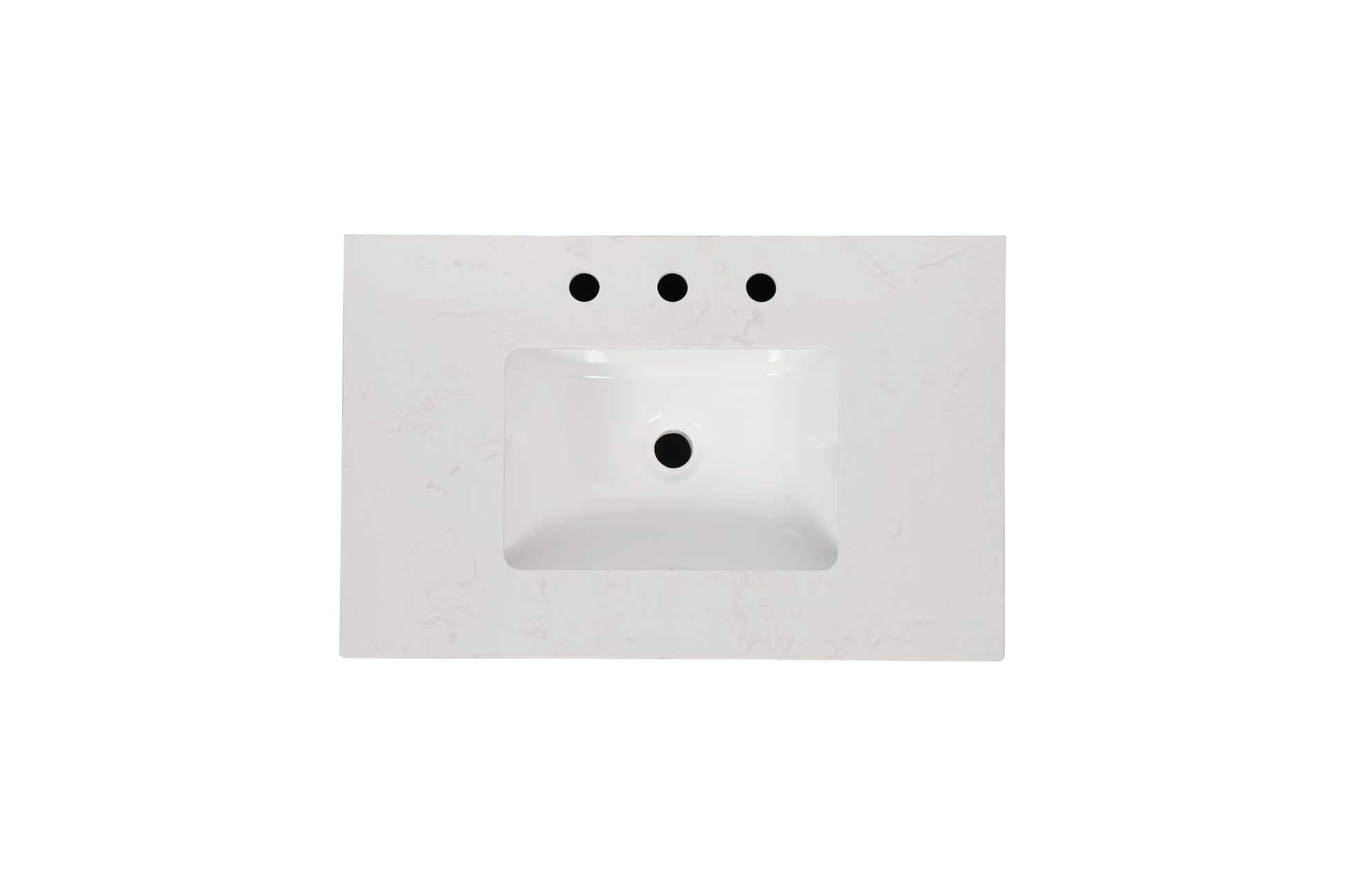 30 Inch Freestanding Bathroom Vanity With Sink, Carrara Engineered Marble Vanity Top With Undermounted Rectangular Ceramic Sink, Large Storage Soft Close Door, Navy Blue 24V03 30Nb Navy Blue Wood