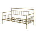Metal Frame Daybed With Trundle Bronze Metal