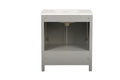 30 Inch Freestanding Bathroom Vanity With Sink, Carrara Engineered Marble Vanity Top With Undermounted Rectangular Ceramic Sink, Large Storage Soft Close Door, Grey 24V03 30Gr Grey Wood Solid Wood