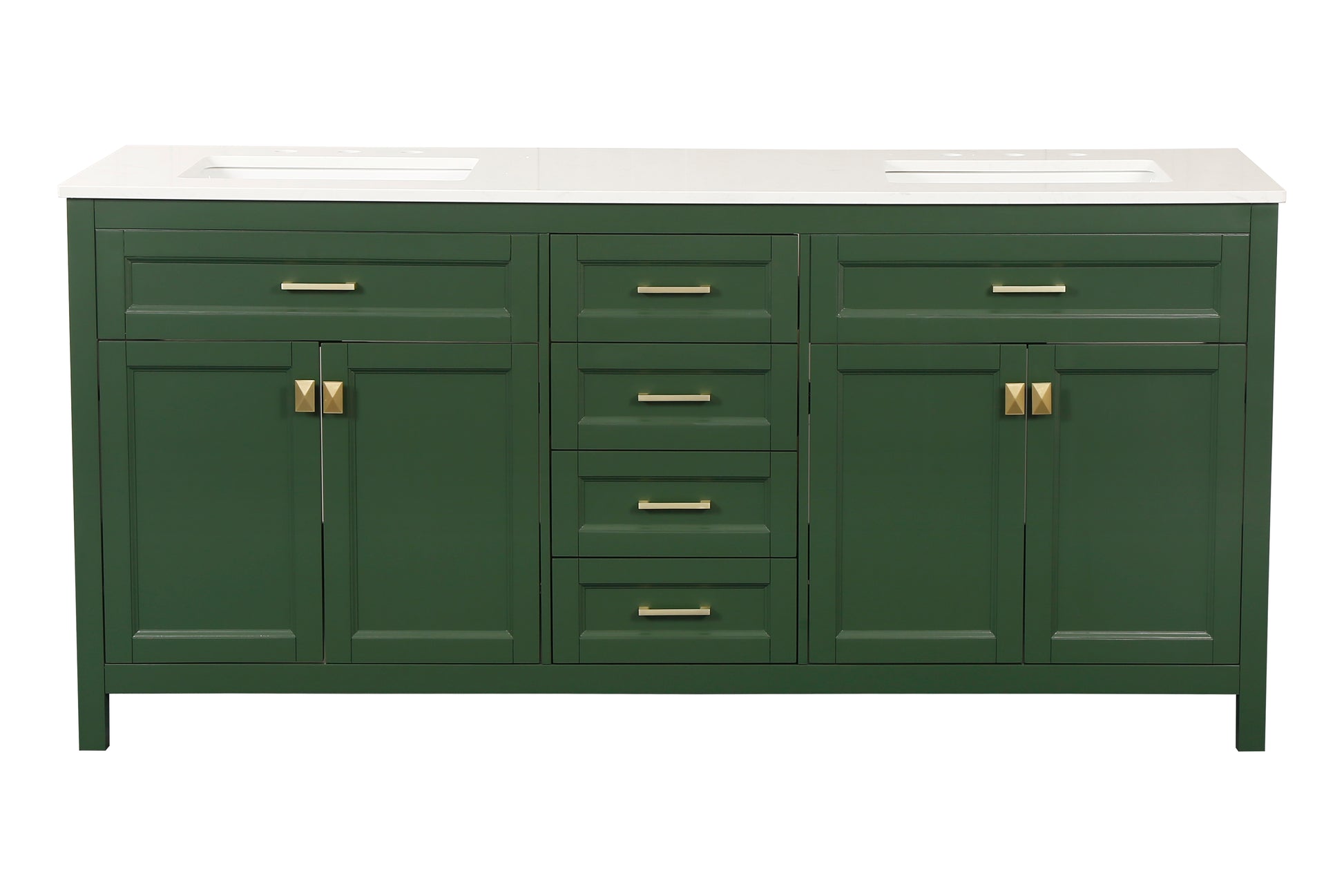 Vanity Sink Combo Featuring A Marble Countertop, Bathroom Sink Cabinet, And Home Decor Bathroom Vanities Fully Assembled Green 72 Inch Vanity With Sink 23V03 72Vg Green Wood Solid Wood