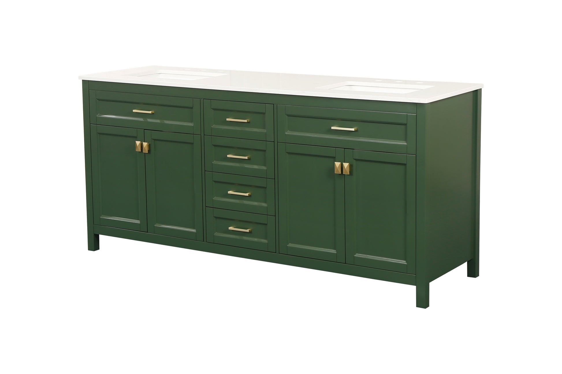 Vanity Sink Combo Featuring A Marble Countertop, Bathroom Sink Cabinet, And Home Decor Bathroom Vanities Fully Assembled Green 72 Inch Vanity With Sink 23V03 72Vg Green Wood Solid Wood