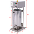 Electric Sausage Filler 30L Sausage Maker Stainless Steel Sausage Stuffer 110V 250W Sausage Ssteel Stuffing Tubestuffer Silver Stainless Steel