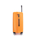 3 Piece Luggage Sets Pc Abs Lightweight Suitcase With Two Hooks, 360 Double Spinner Wheels, Tsa Lock, 20 24 28 Orange Orange Abs Pc