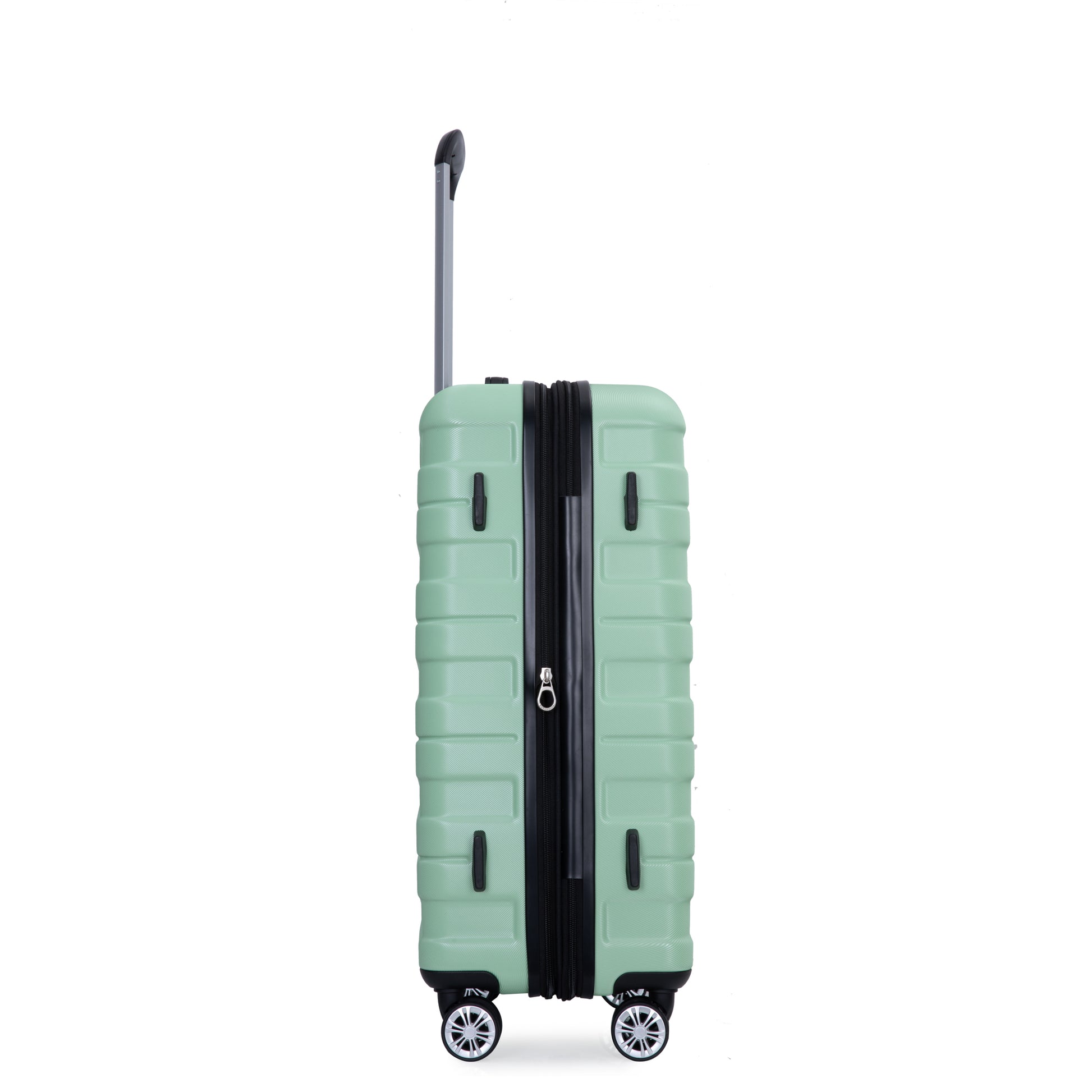 Luggage Set Of 5 Pieces, Expandable Hard Pc Luggage Set With Tsa Lock For Rotating Wheels, Lightweight Rolling Luggage For Men And Women,Light Green. Light Green Pc