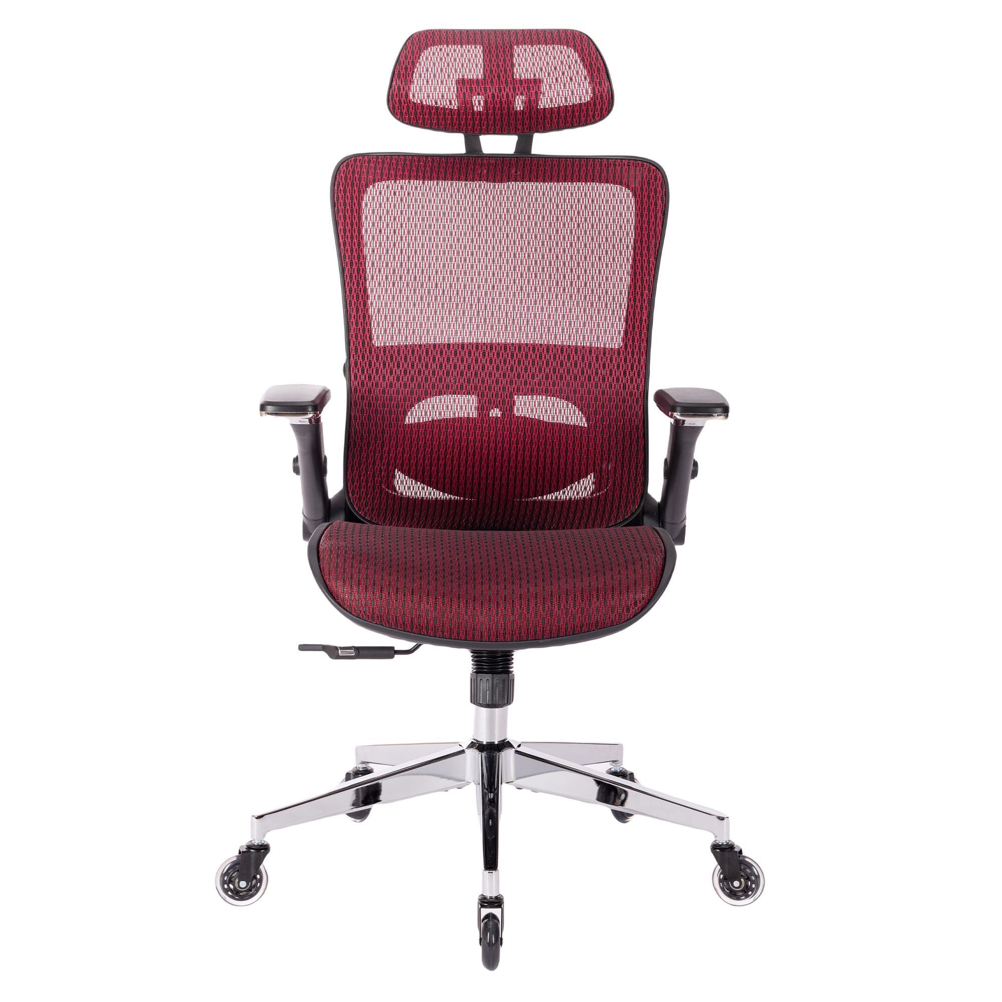 RED Ergonomic Mesh Office Chair, High Back Adjustable red-office-american design-office
