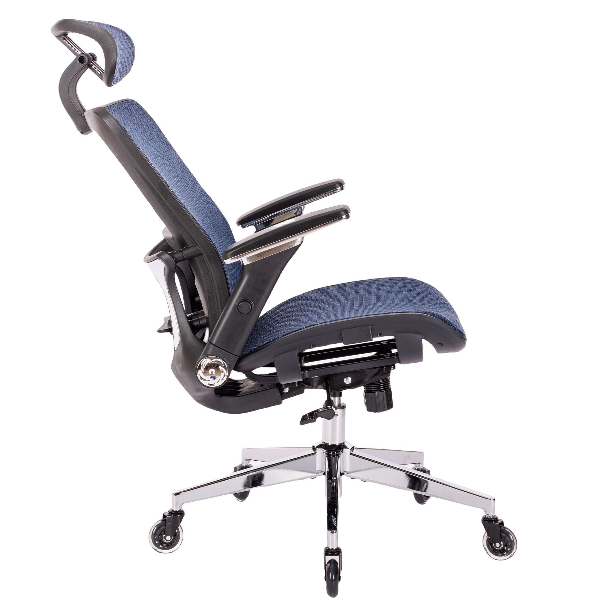 BLUE Ergonomic Mesh Office Chair, High Back Adjustable blue-office-american design-office
