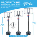 Portable Basketball Hoop B003B Blue Iron