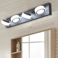 Led Modern Black 4 Light Vanity Lights Fixtures Over Mirror Bath Wall Lighting Black Modern Acrylic Iron