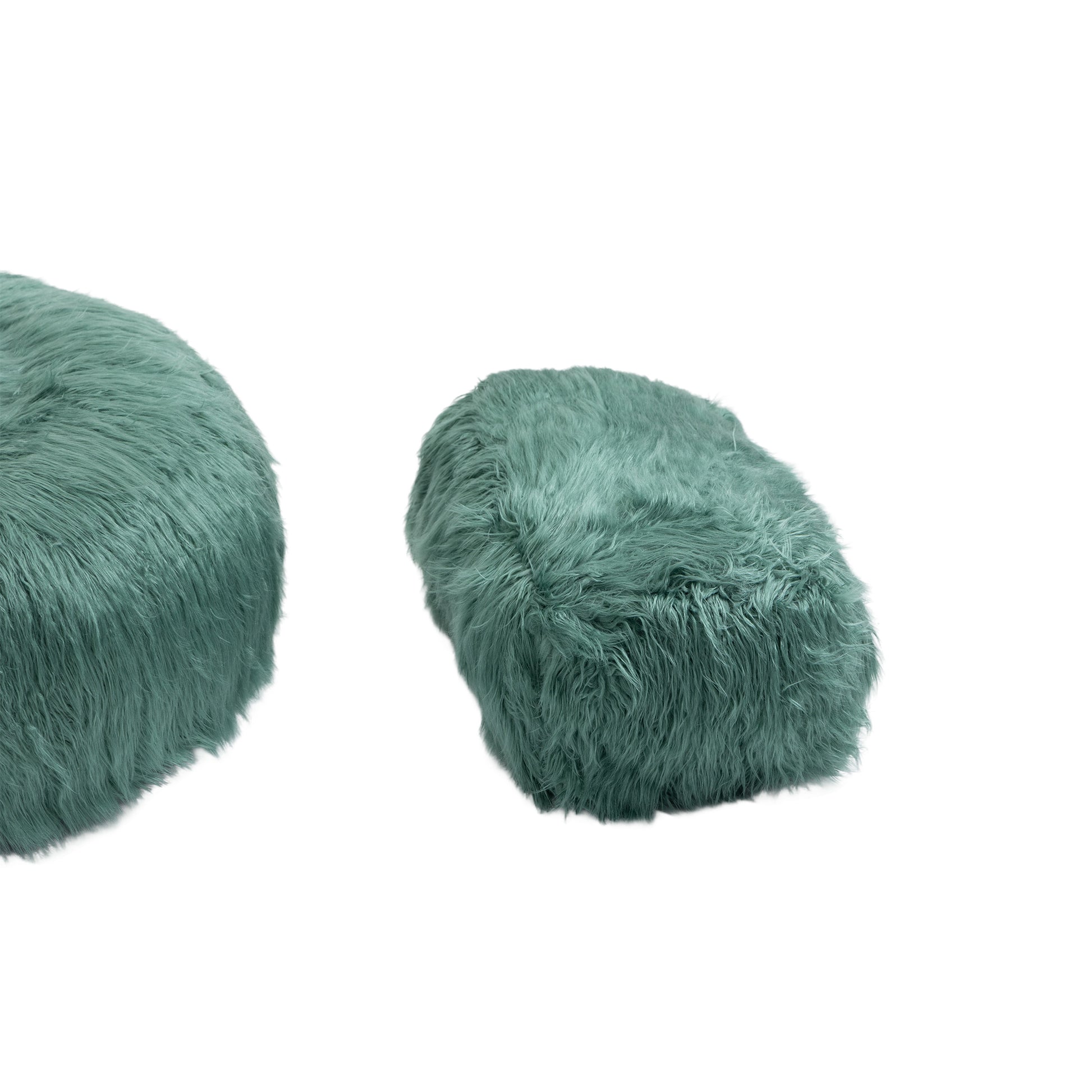 Coolmore Bean Bag Chair, Floor Sofa With Handle,Accent Sofa Chair With Ottoman For Gaming Reading Relaxing Mint Green Mint Green Plush