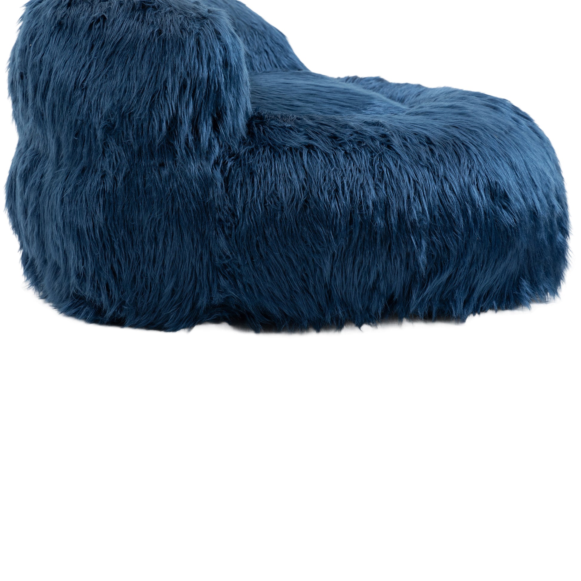 Coolmore Bean Bag Chair, Floor Sofa With Handle,Accent Sofa Chair With Ottoman For Gaming Reading Relaxing Navy Navy Foam Plush