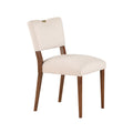 Bryson Sea Oat Velvet Dining Chair Set Of 2 Beige Foam Solid Wood