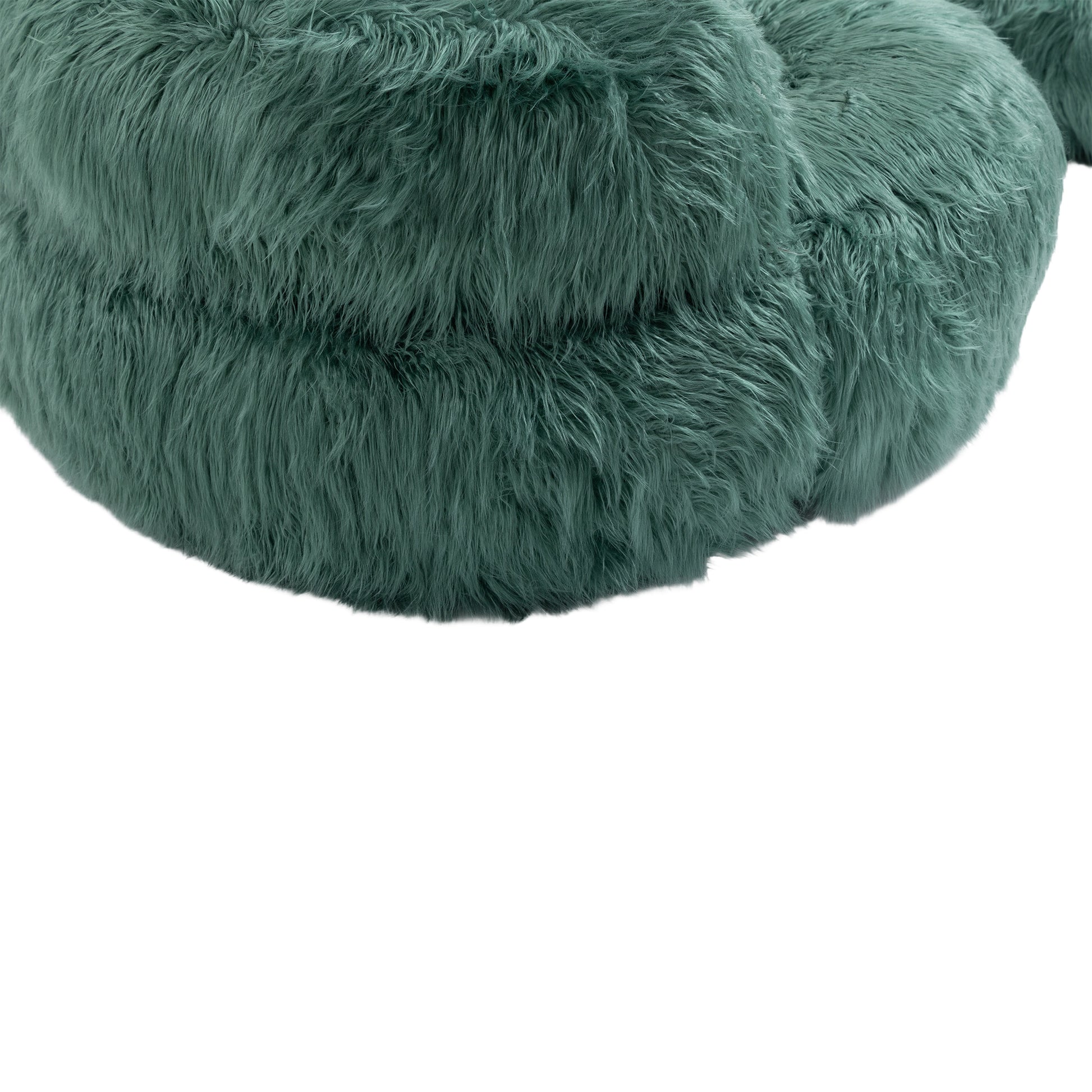 Coolmore Bean Bag Chair, Floor Sofa With Handle,Accent Sofa Chair With Ottoman For Gaming Reading Relaxing Mint Green Mint Green Plush