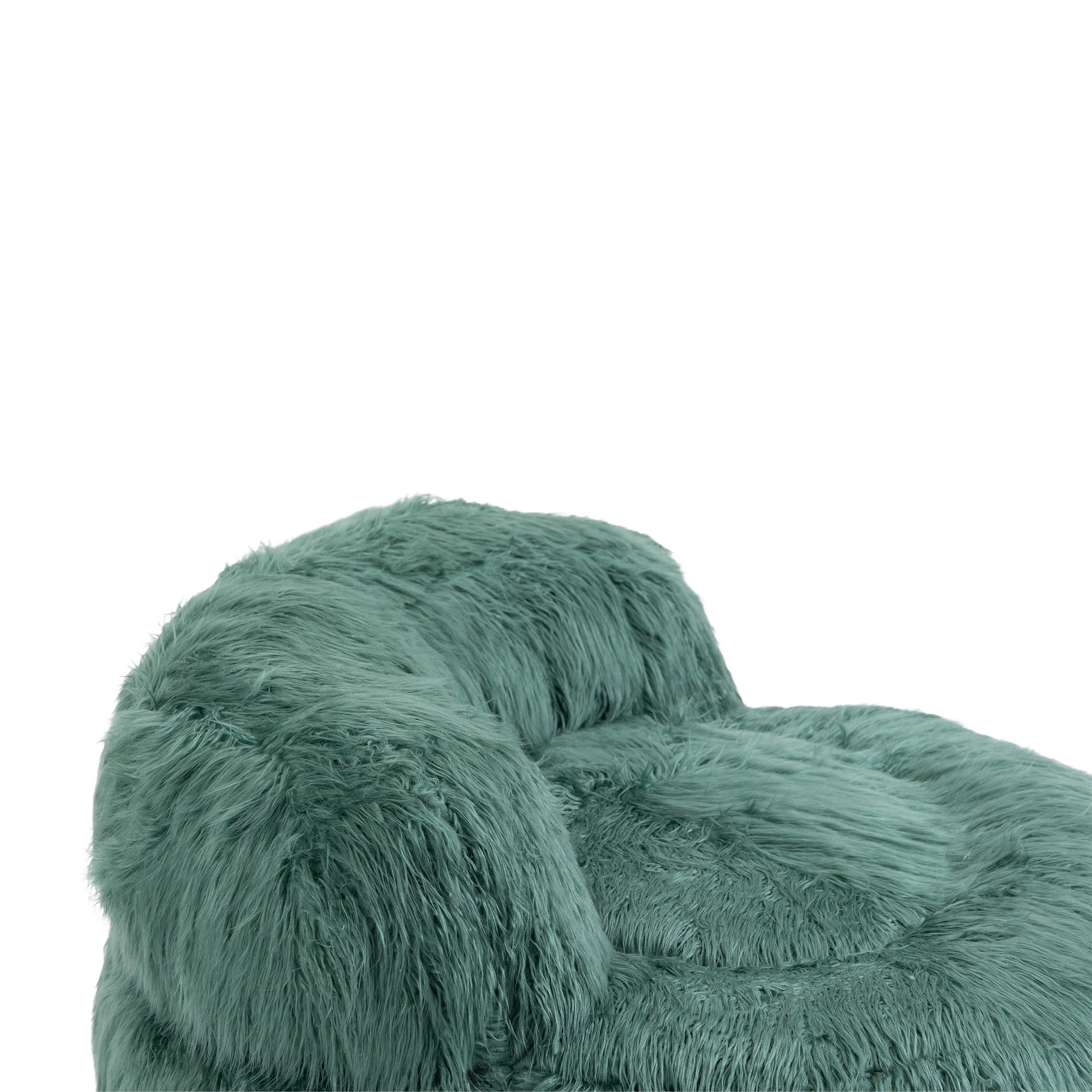 Coolmore Bean Bag Chair, Floor Sofa With Handle,Accent Sofa Chair With Ottoman For Gaming Reading Relaxing Mint Green Mint Green Plush