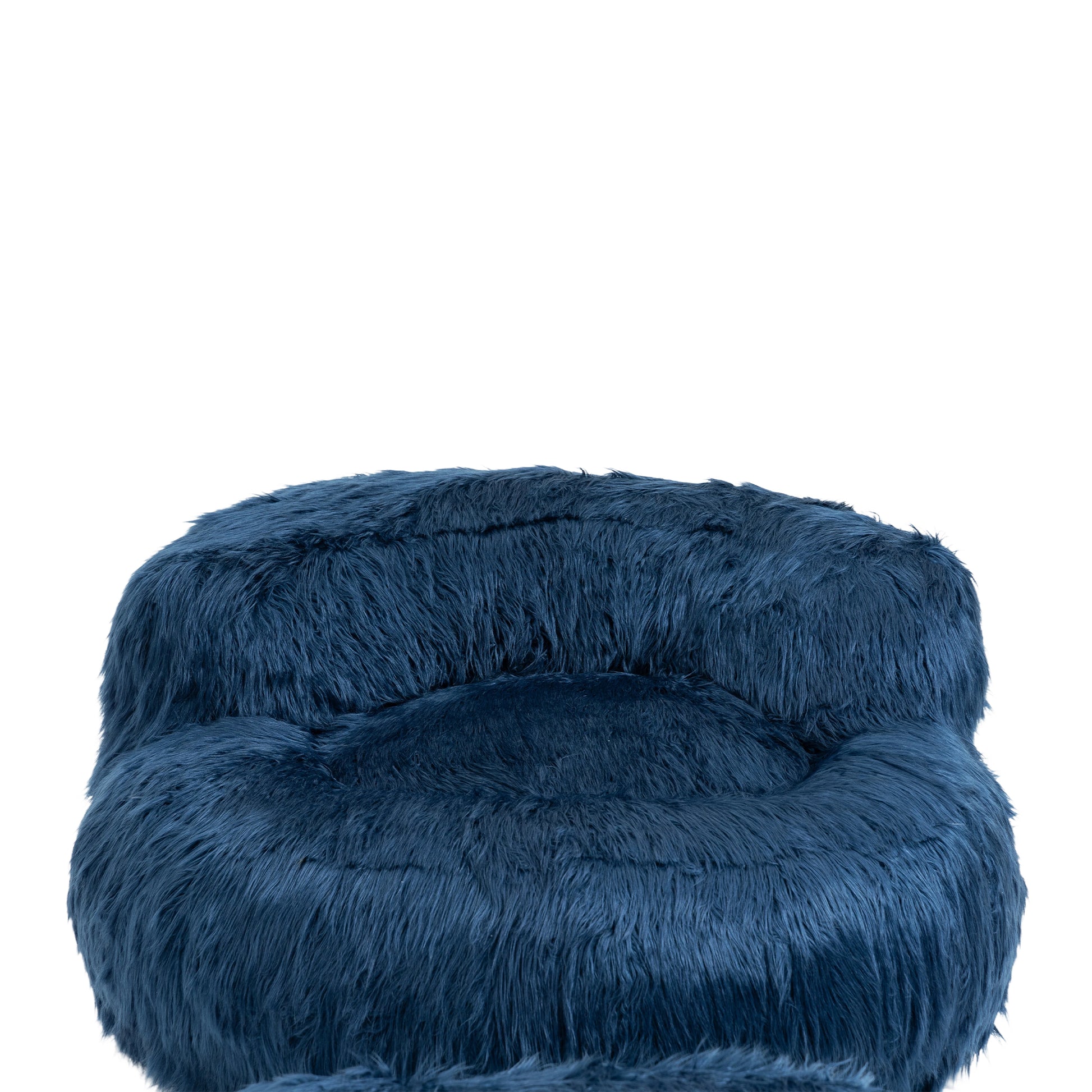 Coolmore Bean Bag Chair, Floor Sofa With Handle,Accent Sofa Chair With Ottoman For Gaming Reading Relaxing Navy Navy Foam Plush