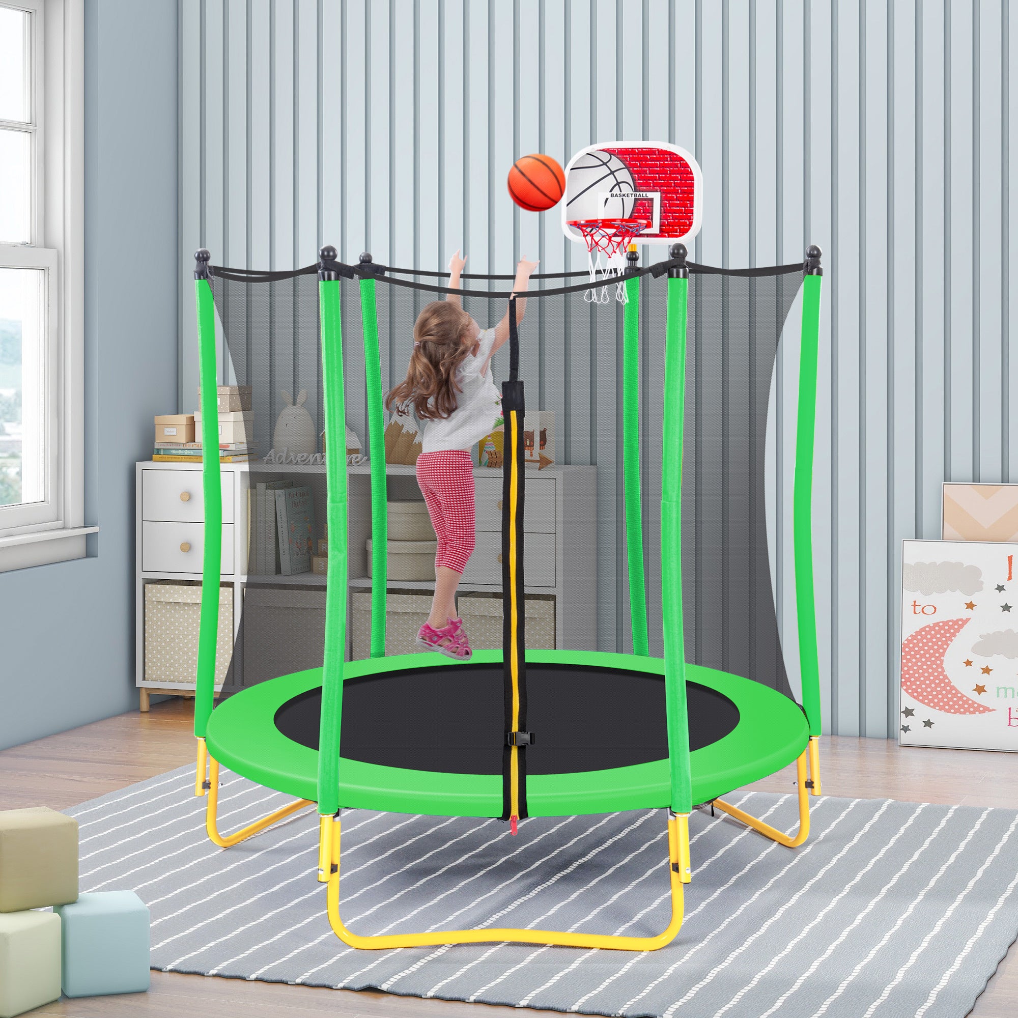 Enclosed trampoline for toddlers best sale