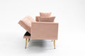 Coolmore Velvet Sofaaccent Sofa .Seat Sofa With Metal Feet Pink Polyester