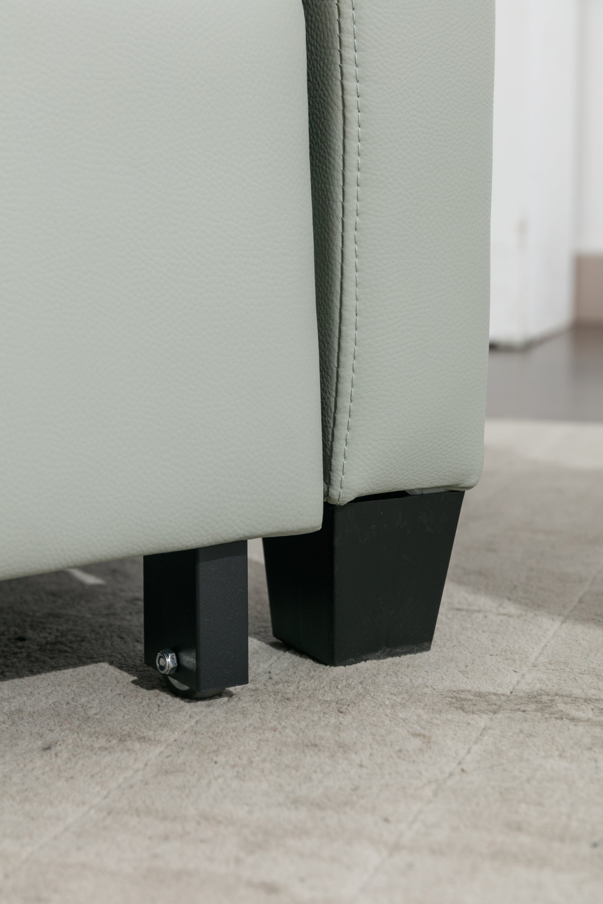 Futon Chair Bed Convertible Chair 3 In 1 Pull Out Sleeper Chair Beds With Usb Ports, Wear Resistant And Anti Scratch, Armchair Bed Sleeper For Living Room Green Leather Green Foam Leather 1 Seat