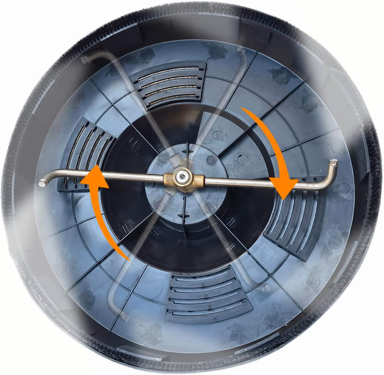 15Inch Pressure Washer Surface Cleaner Maximum Working Pressure Of 4,000 Psi Black Traditional Abs Steel Q235