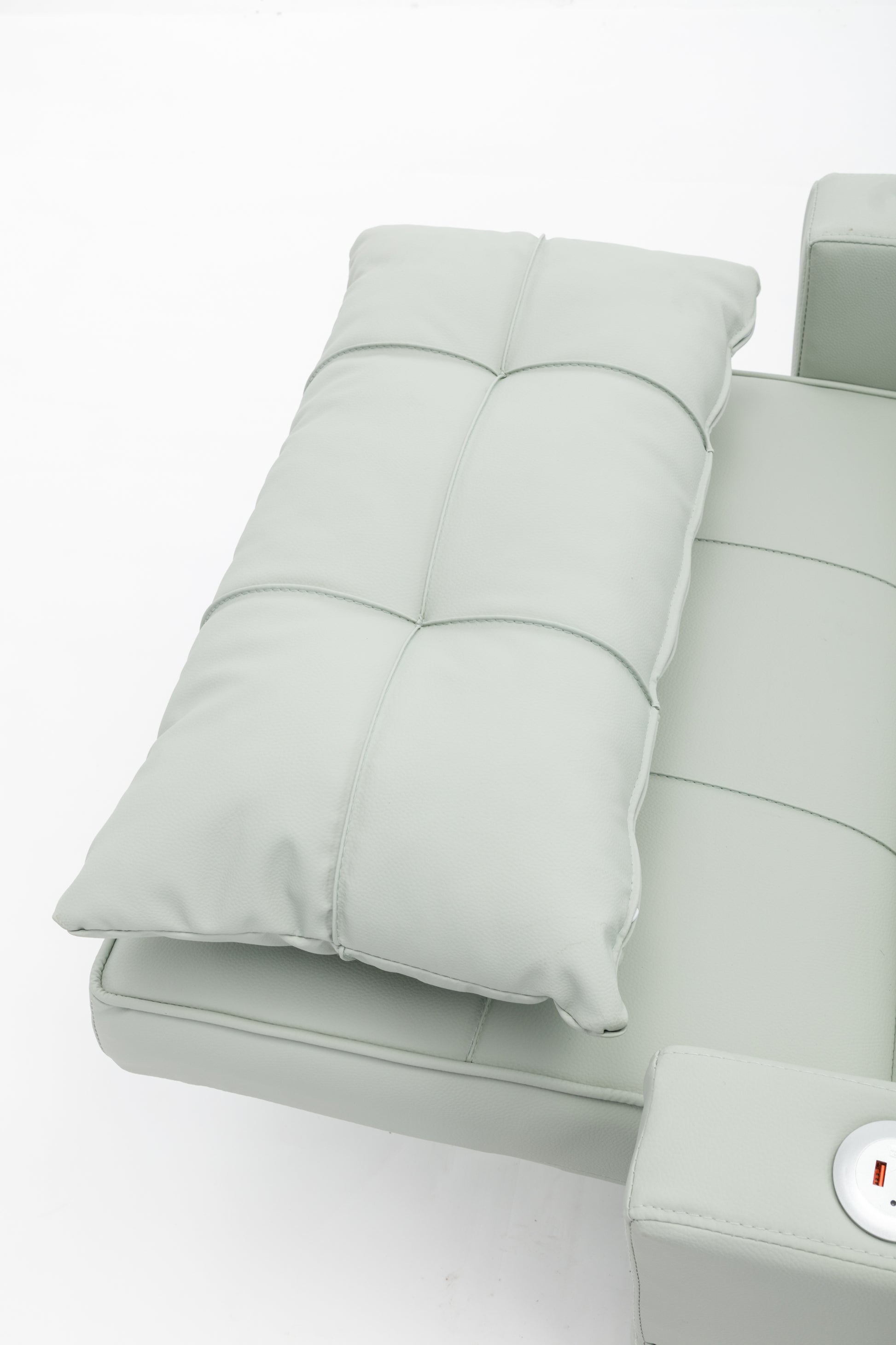 Futon Chair Bed Convertible Chair 3 In 1 Pull Out Sleeper Chair Beds With Usb Ports, Wear Resistant And Anti Scratch, Armchair Bed Sleeper For Living Room Green Leather Green Foam Leather 1 Seat