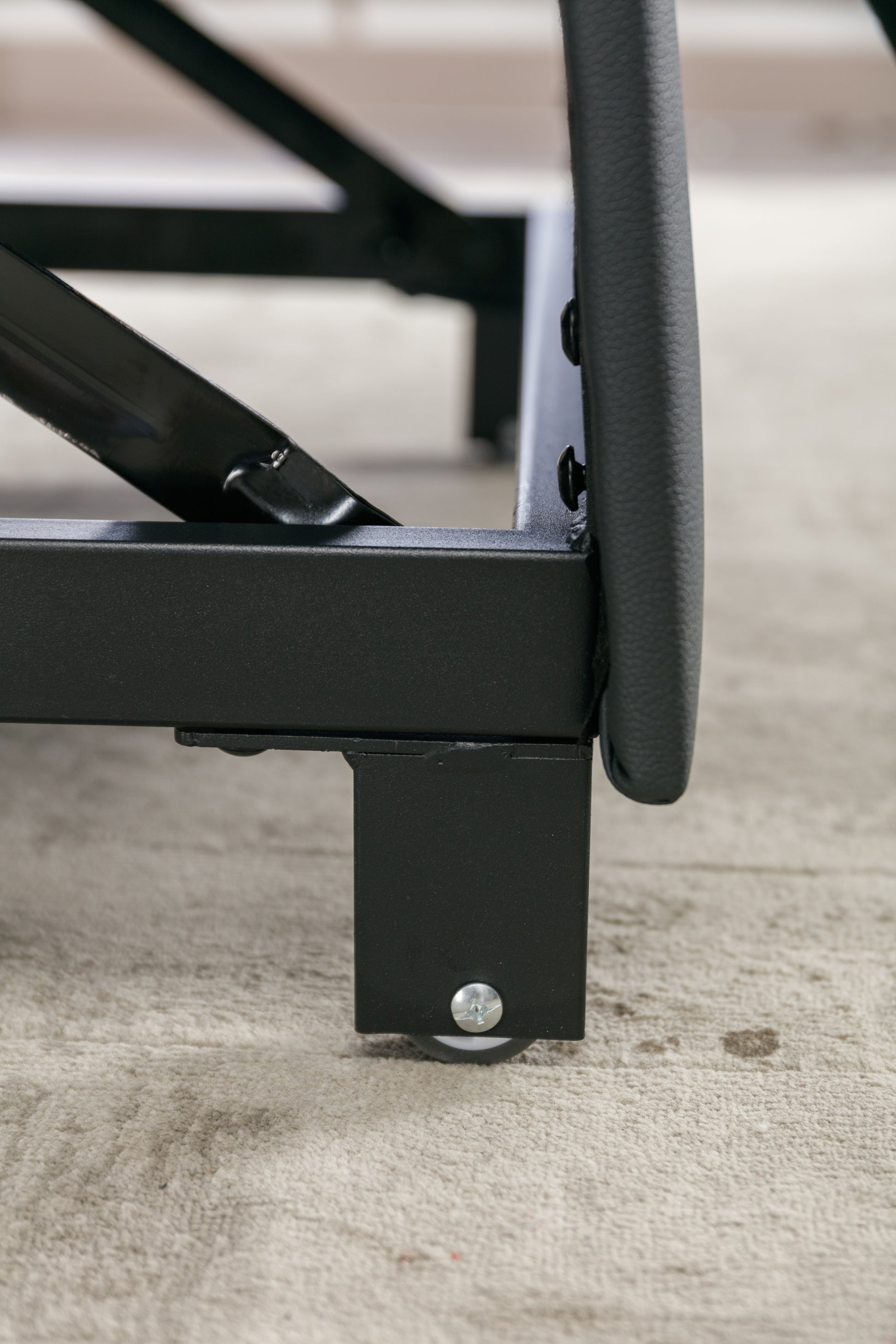 Futon Chair Bed Convertible Chair 3 In 1 Pull Out Sleeper Chair Beds With Usb Ports, Wear Resistant And Anti Scratch, Armchair Bed Sleeper For Living Room Black Leather Black Foam Leather 1 Seat