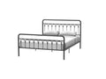 Tara Metal Bed Queen, Black Box Spring Not Required Queen Black Metal Bedroom Bed Frame Metal Metal