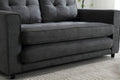3 Fold Sofa,Convertible Futon Couch Sleeper Sofabed,Space Saving Seat,Pull Out Couch Bed For Living Room,Dark Gray & Light Gray & Beige,Velvet Linen Fabric Dark Gray Velvet
