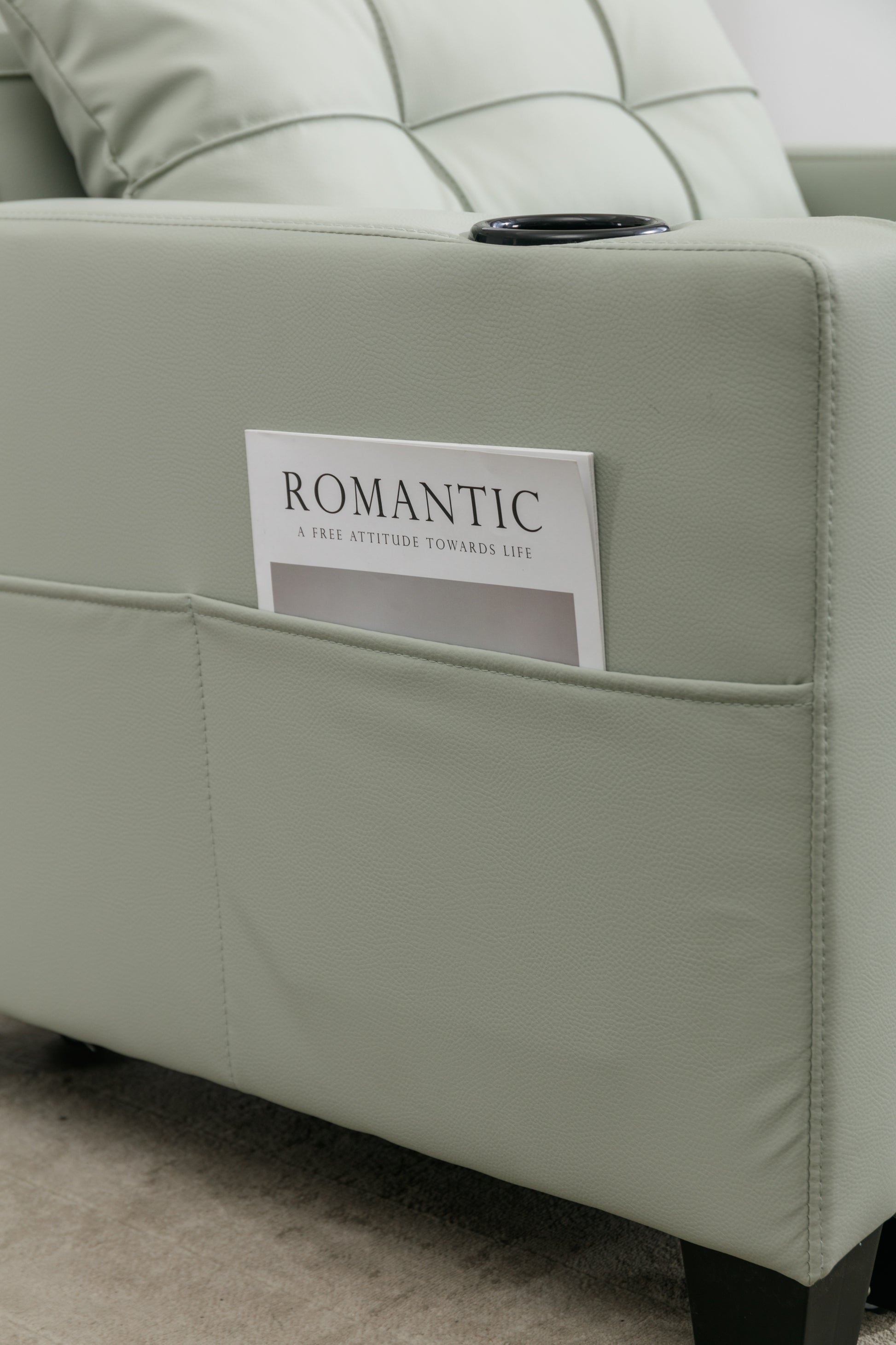 Futon Chair Bed Convertible Chair 3 In 1 Pull Out Sleeper Chair Beds With Usb Ports, Wear Resistant And Anti Scratch, Armchair Bed Sleeper For Living Room Green Leather Green Foam Leather 1 Seat