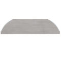 Retro Circular Curved Design Console Table With Open Style Shelf Solid Wooden Frame And Legs Two Top Drawers Gray Wash, Old Sku: Wf298768Aae Gray Wash Solid Wood