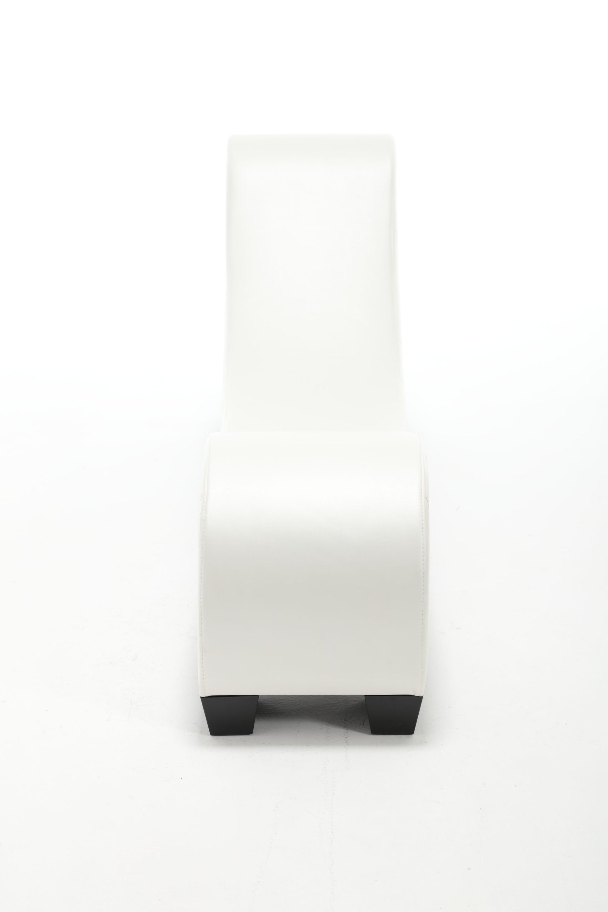 Factory Direct Yoga Chaise Lounge Collection For Stretching & Relaxation Modern Faux Leather Curved Sofa, Modern Faux Leather Curved Sofa, Living Room Bedroom Accent White Primary Living Space American Design,Luxury Plywood Pvc