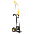 HT1006BK YL Hand Truck Dual Purpose 2 Wheel Dolly Cart black-metal