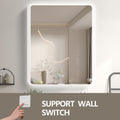 30 x 36 LED Mirror for Bathroom, LED Vanity Mirror natural-modern-glass