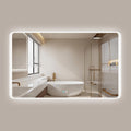 60 x 36 LED Mirror for Bathroom, LED Vanity Mirror natural-modern-glass