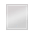 36 X 36 Led Mirror For Bathroom, Led Vanity Mirror, Adjustable 3 Color, Dimmable Vanity Mirror With Lights, Anti Fog, Touch Control Wall Mounted Bathroom Mirror,Vertical Natural Modern Glass